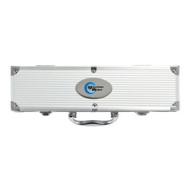 Logo trade promotional item photo of: 3 pcs barbecue set in aluminium box